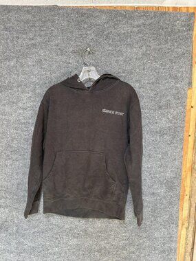 Shake Junt Hoodie Mens Small Black Snake Graphic Pullover Fleece Sweatshirt